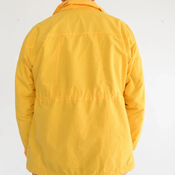 Vintage R&R Yellow  Full Zip Utility/Rain Coat Jacket Size Medium - Picture 4 of 14